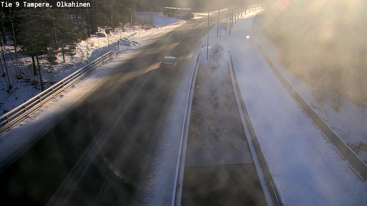 Weather Camera Image Road 9 Tampere, Olkahinen, Tampere, Pirkanmaa
