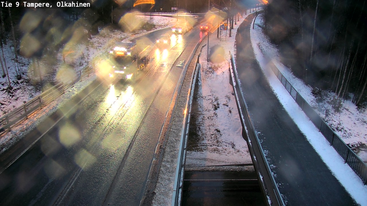 Weather Camera Image Road 9 Tampere, Olkahinen, Tampere, Pirkanmaa