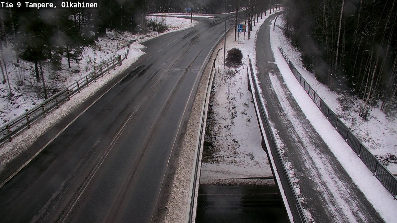 Weather Camera Image Road 9 Tampere, Olkahinen, Tampere, Pirkanmaa