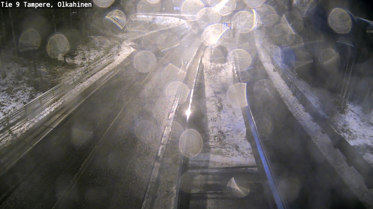 Weather Camera Image Road 9 Tampere, Olkahinen, Tampere, Pirkanmaa
