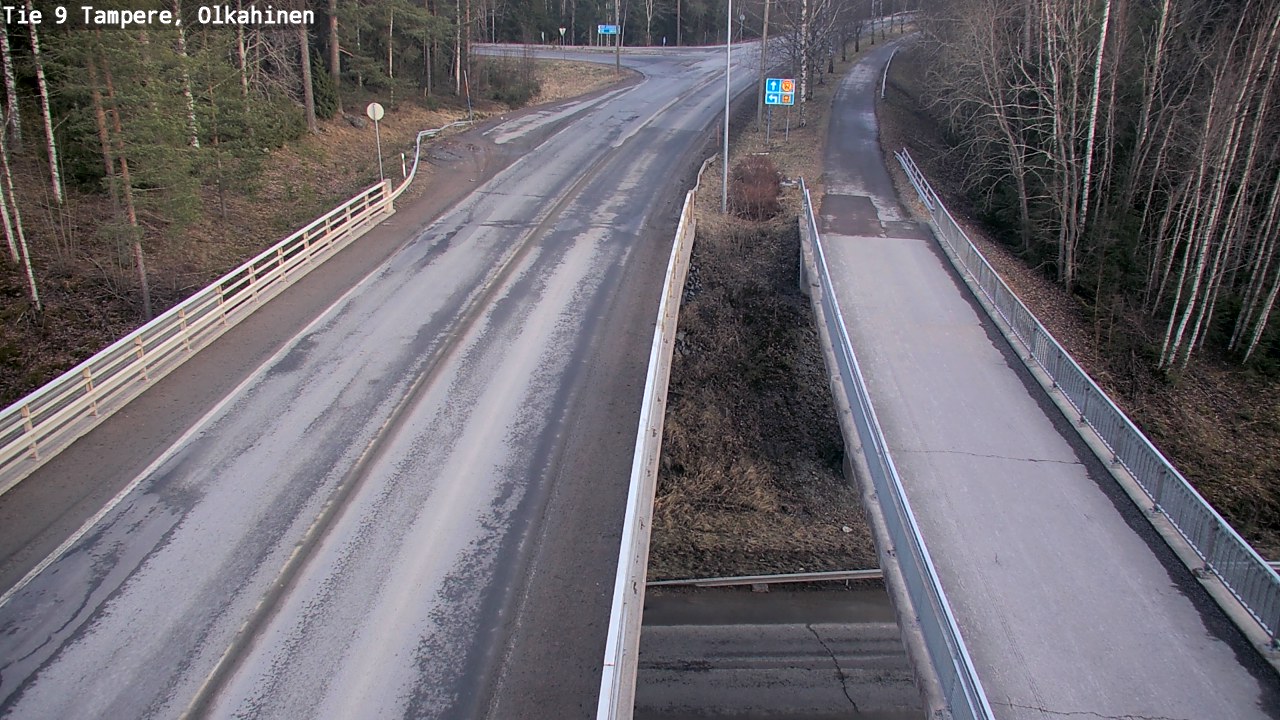 Weather Camera Image Väg 9 Tammerfors, Olkahinen, Tampere, Pirkanmaa
