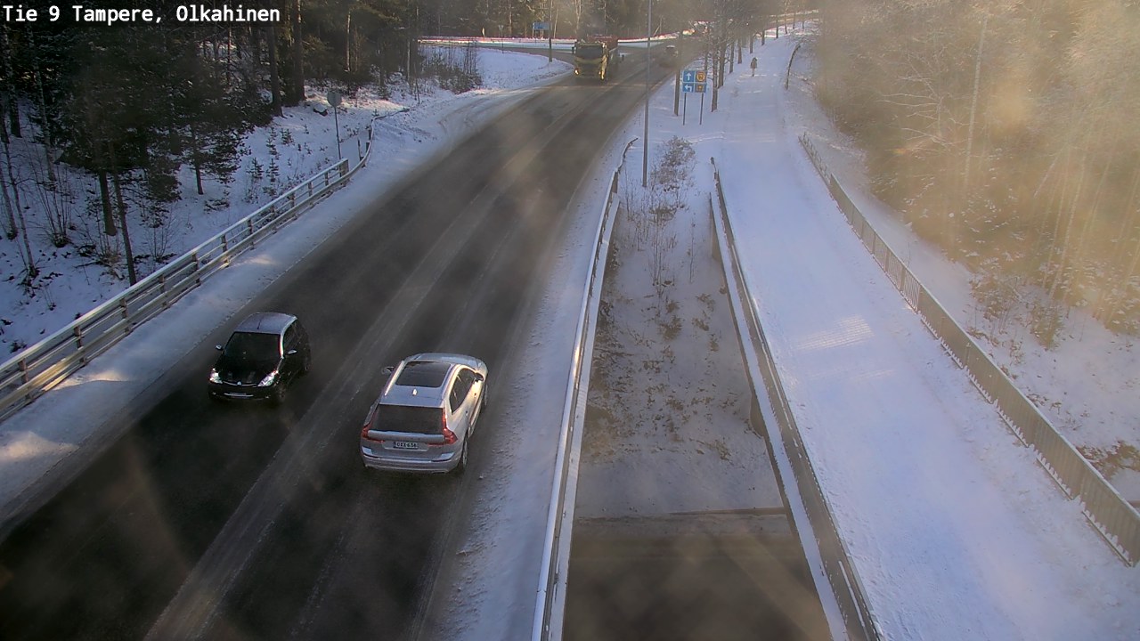 Weather Camera Image Road 9 Tampere, Olkahinen, Tampere, Pirkanmaa