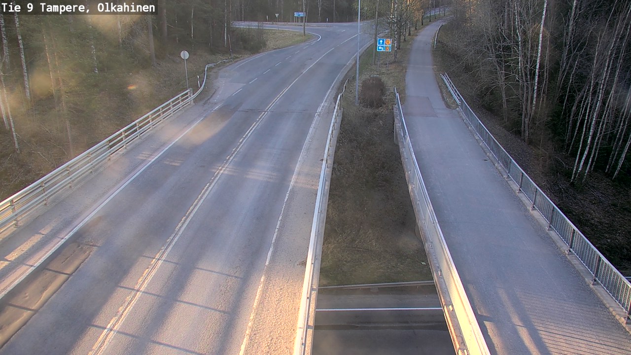 Weather Camera Image Road 9 Tampere, Olkahinen, Tampere, Pirkanmaa