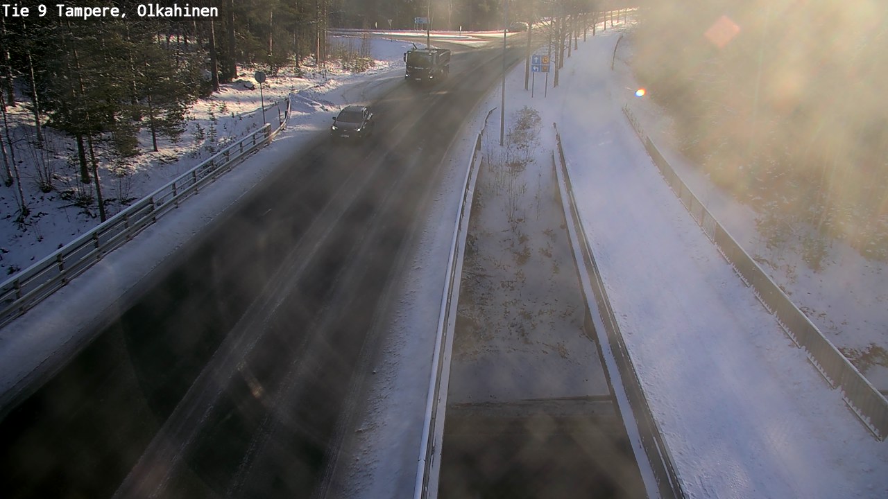 Weather Camera Image Road 9 Tampere, Olkahinen, Tampere, Pirkanmaa