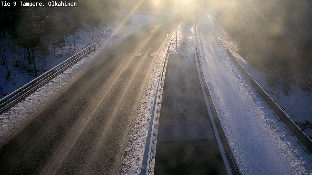 Weather Camera Image Road 9 Tampere, Olkahinen, Tampere, Pirkanmaa