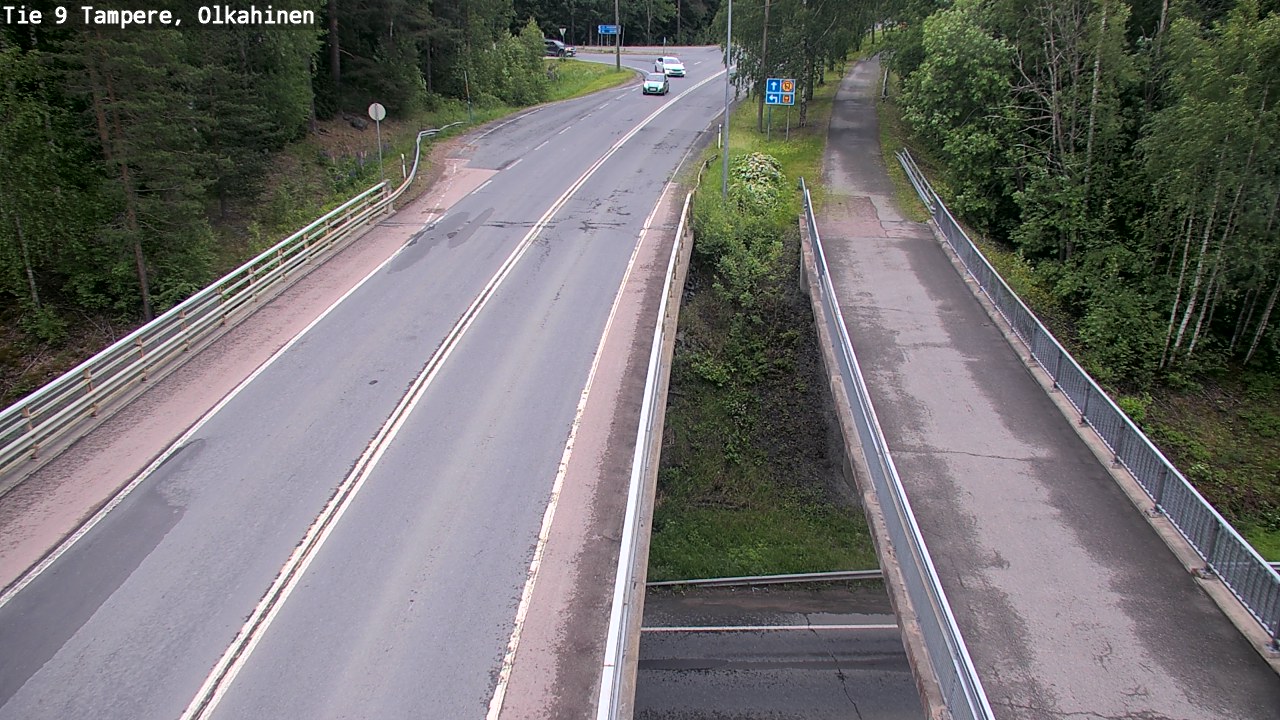 Weather Camera Image Väg 9 Tammerfors, Olkahinen, Tampere, Pirkanmaa