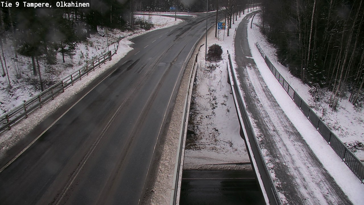 Weather Camera Image Road 9 Tampere, Olkahinen, Tampere, Pirkanmaa