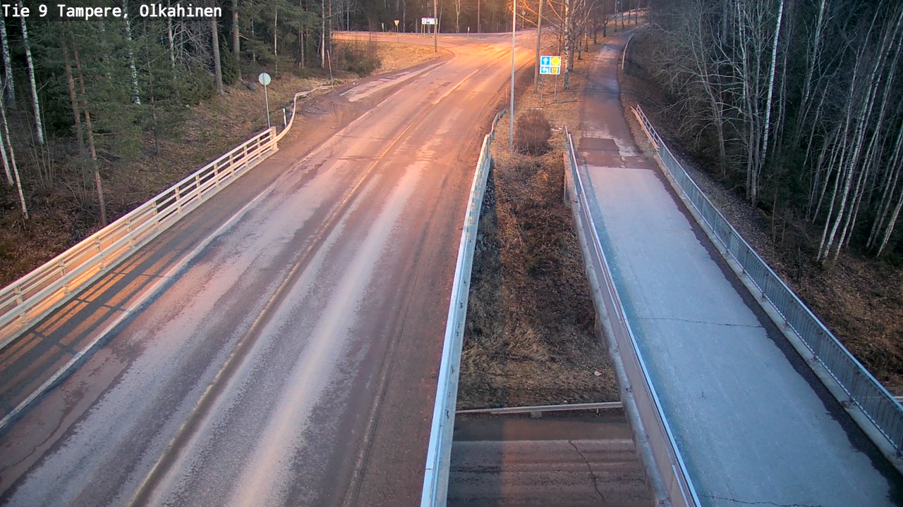 Weather Camera Image Väg 9 Tammerfors, Olkahinen, Tampere, Pirkanmaa