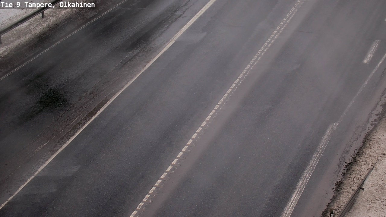 Weather Camera Image Väg 9 Tammerfors, Olkahinen, Tampere, Pirkanmaa