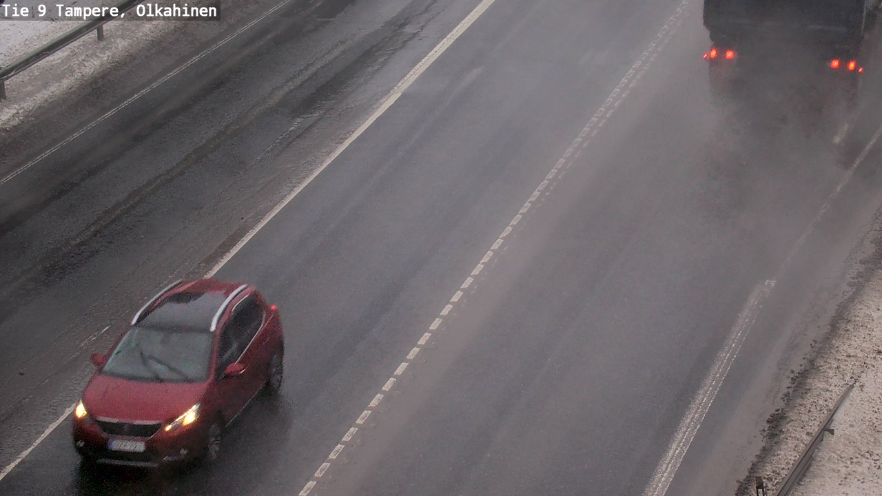 Weather Camera Image Väg 9 Tammerfors, Olkahinen, Tampere, Pirkanmaa