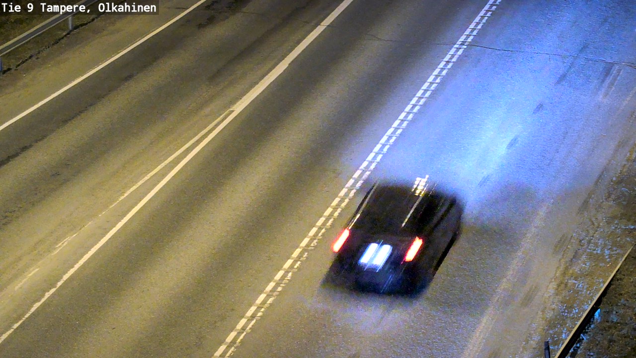 Weather Camera Image Väg 9 Tammerfors, Olkahinen, Tampere, Pirkanmaa
