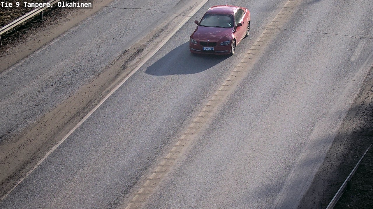 Weather Camera Image Road 9 Tampere, Olkahinen, Tampere, Pirkanmaa