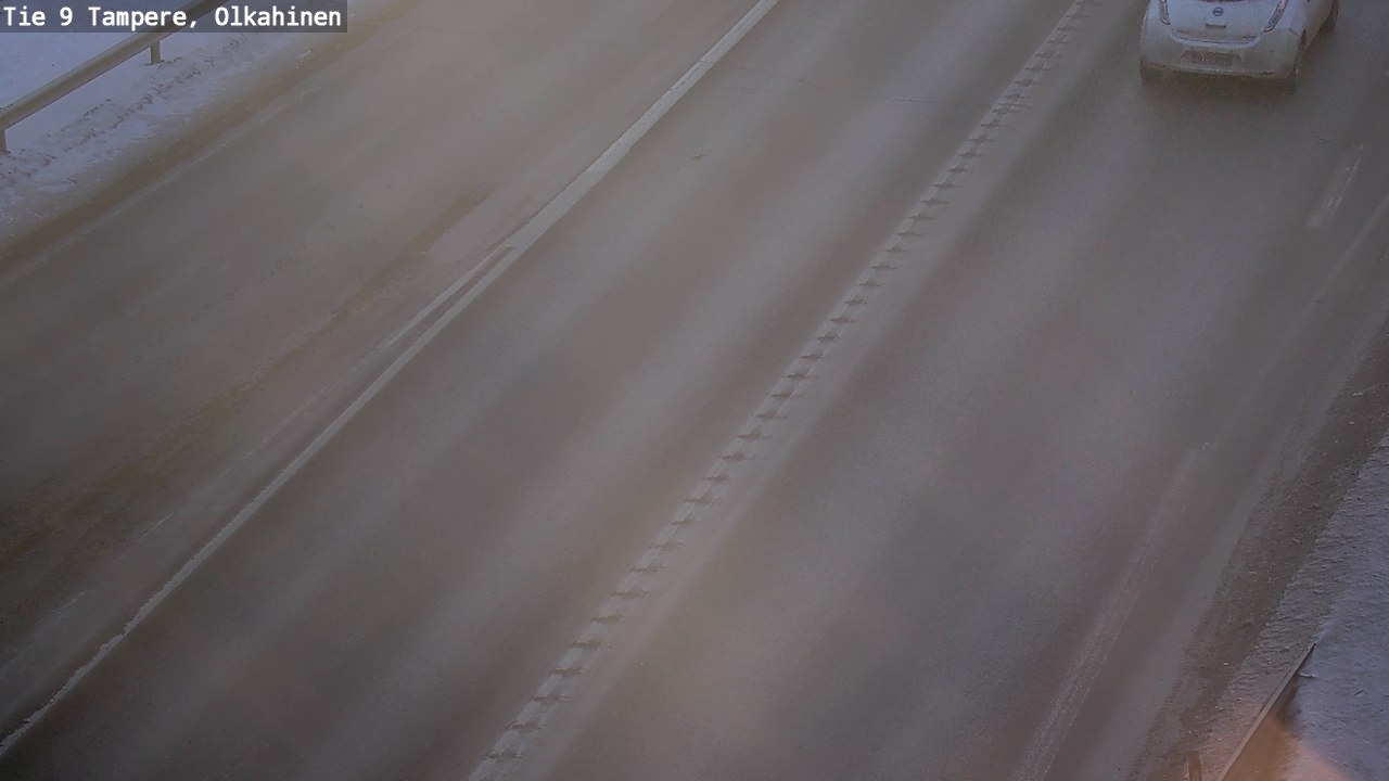 Weather Camera Image Road 9 Tampere, Olkahinen, Tampere, Pirkanmaa