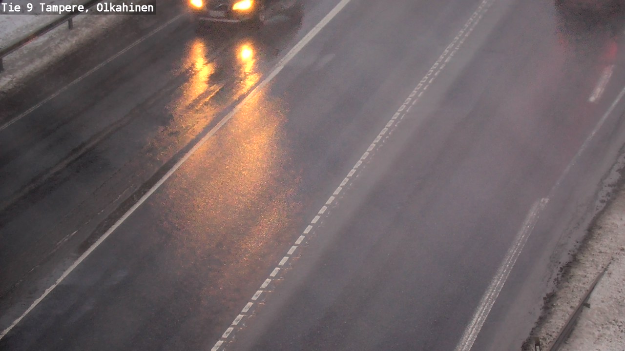 Weather Camera Image Väg 9 Tammerfors, Olkahinen, Tampere, Pirkanmaa