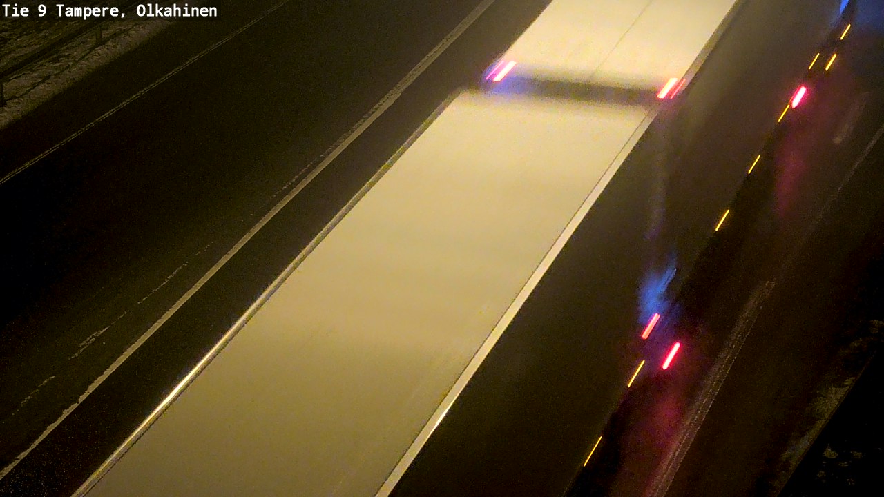 Weather Camera Image Väg 9 Tammerfors, Olkahinen, Tampere, Pirkanmaa