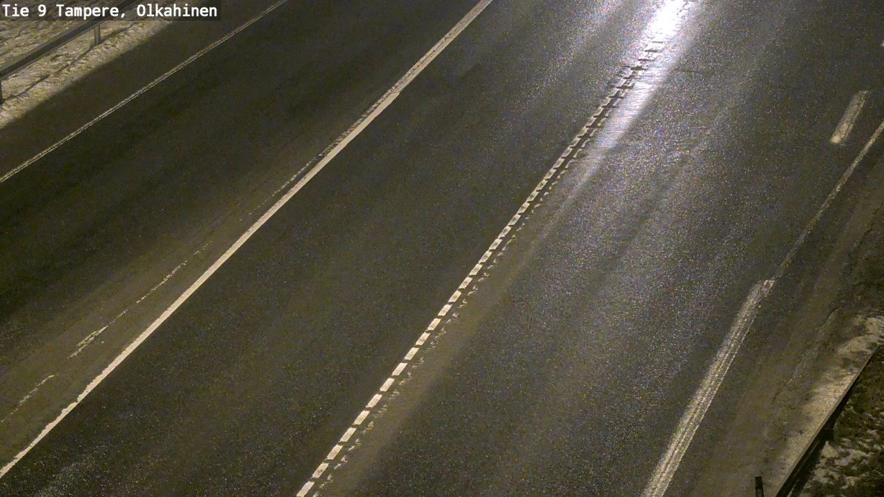 Weather Camera Image Väg 9 Tammerfors, Olkahinen, Tampere, Pirkanmaa