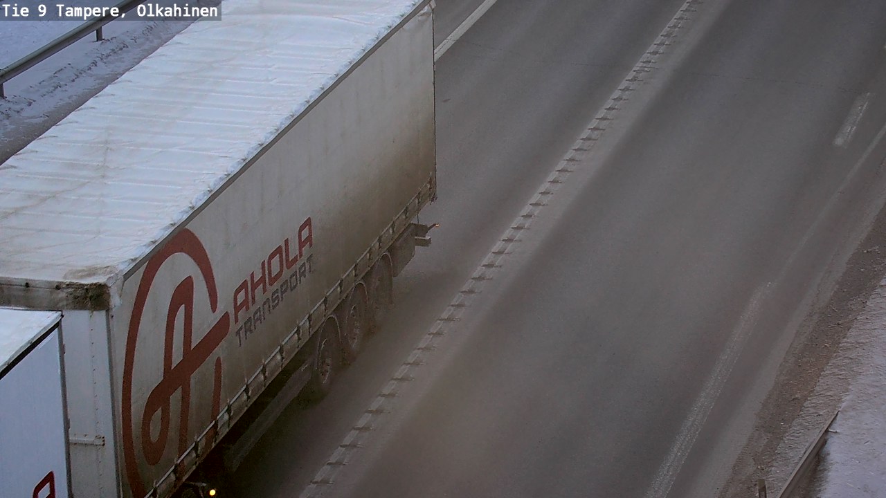 Weather Camera Image Road 9 Tampere, Olkahinen, Tampere, Pirkanmaa