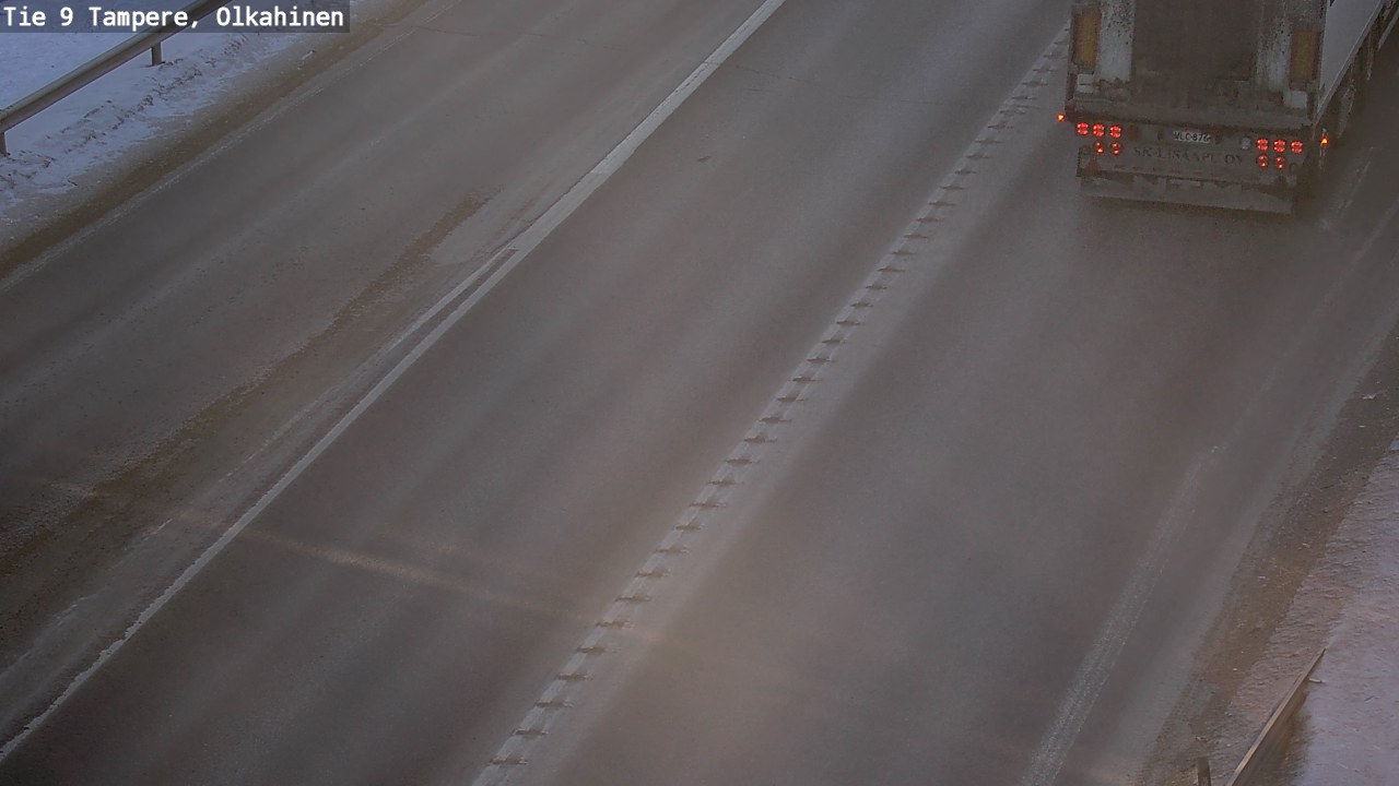 Weather Camera Image Road 9 Tampere, Olkahinen, Tampere, Pirkanmaa