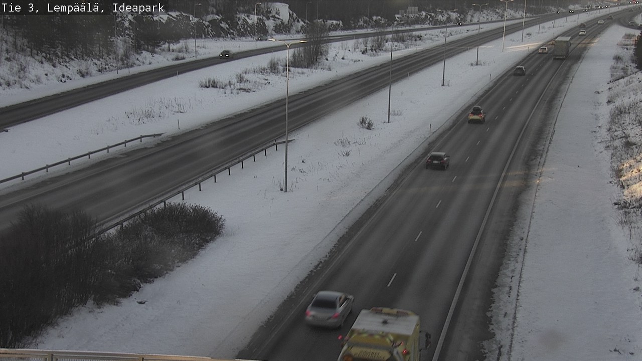 Weather Camera Image Road 3 Lempäälä, Ideapark, Lempäälä, Pirkanmaa