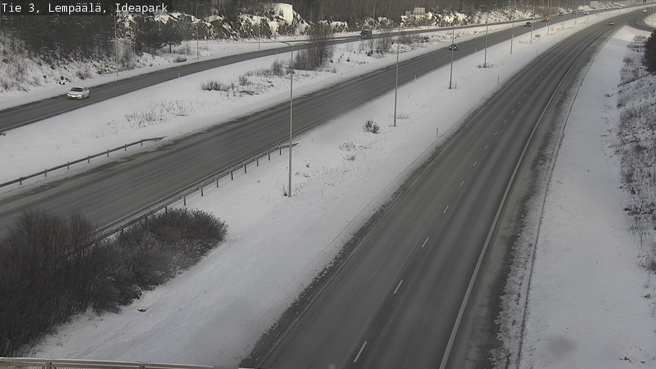 Weather Camera Image Road 3 Lempäälä, Ideapark, Lempäälä, Pirkanmaa