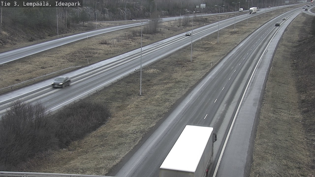 Weather Camera Image Road 3 Lempäälä, Ideapark, Lempäälä, Pirkanmaa