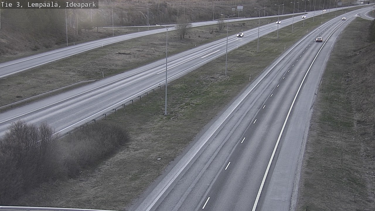 Weather Camera Image Road 3 Lempäälä, Ideapark, Lempäälä, Pirkanmaa