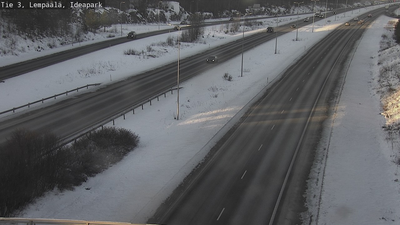 Weather Camera Image Road 3 Lempäälä, Ideapark, Lempäälä, Pirkanmaa