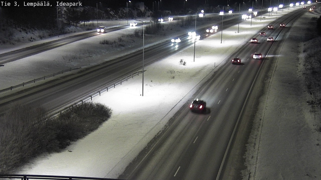 Weather Camera Image Road 3 Lempäälä, Ideapark, Lempäälä, Pirkanmaa