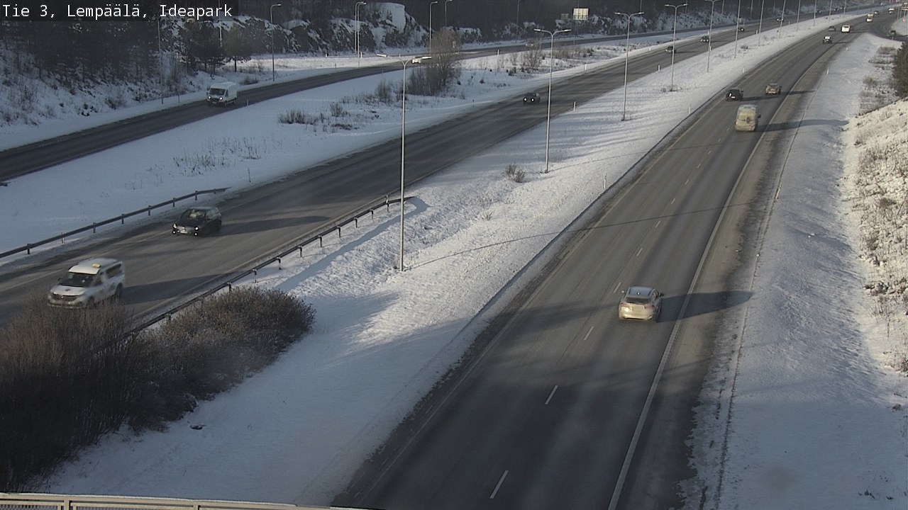 Weather Camera Image Road 3 Lempäälä, Ideapark, Lempäälä, Pirkanmaa