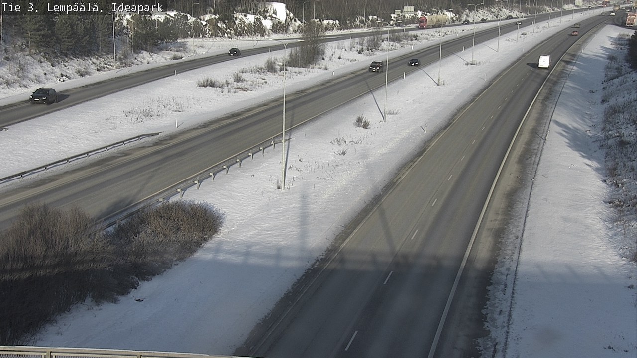 Weather Camera Image Road 3 Lempäälä, Ideapark, Lempäälä, Pirkanmaa