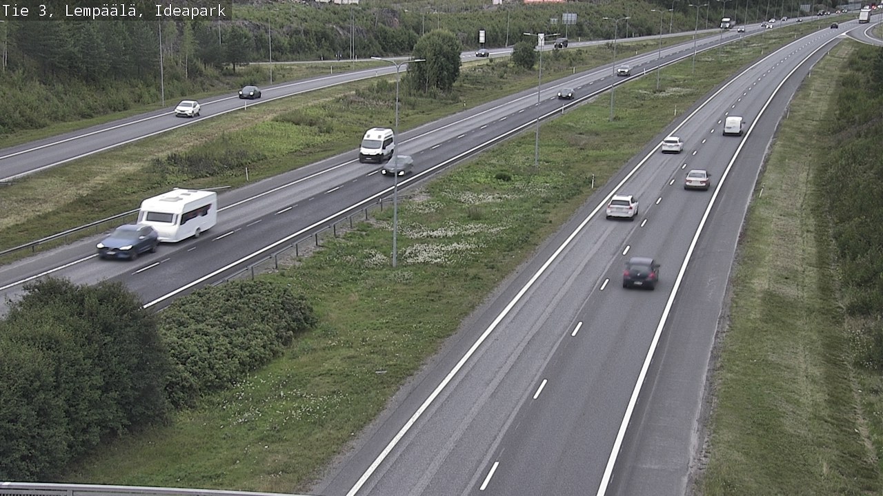 Weather Camera Image Road 3 Lempäälä, Ideapark, Lempäälä, Pirkanmaa