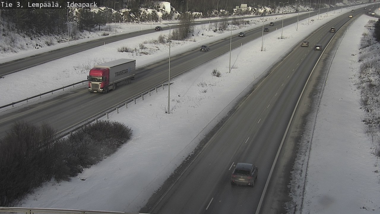 Weather Camera Image Road 3 Lempäälä, Ideapark, Lempäälä, Pirkanmaa