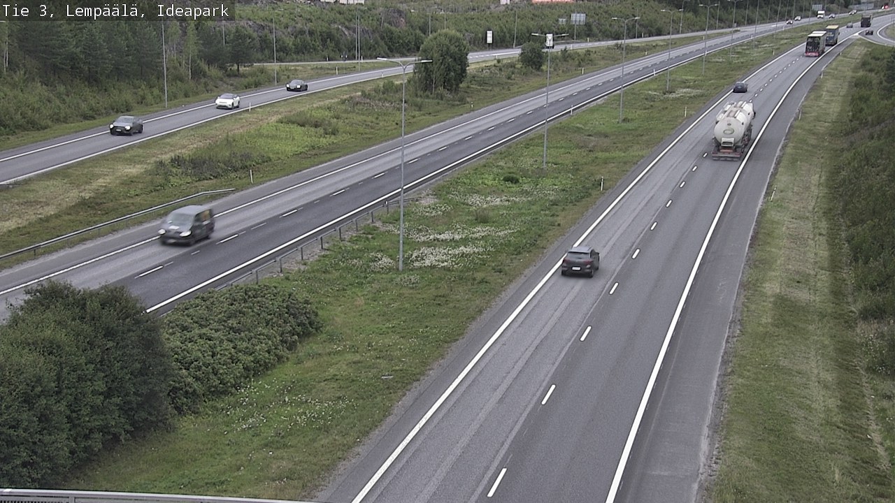 Weather Camera Image Road 3 Lempäälä, Ideapark, Lempäälä, Pirkanmaa