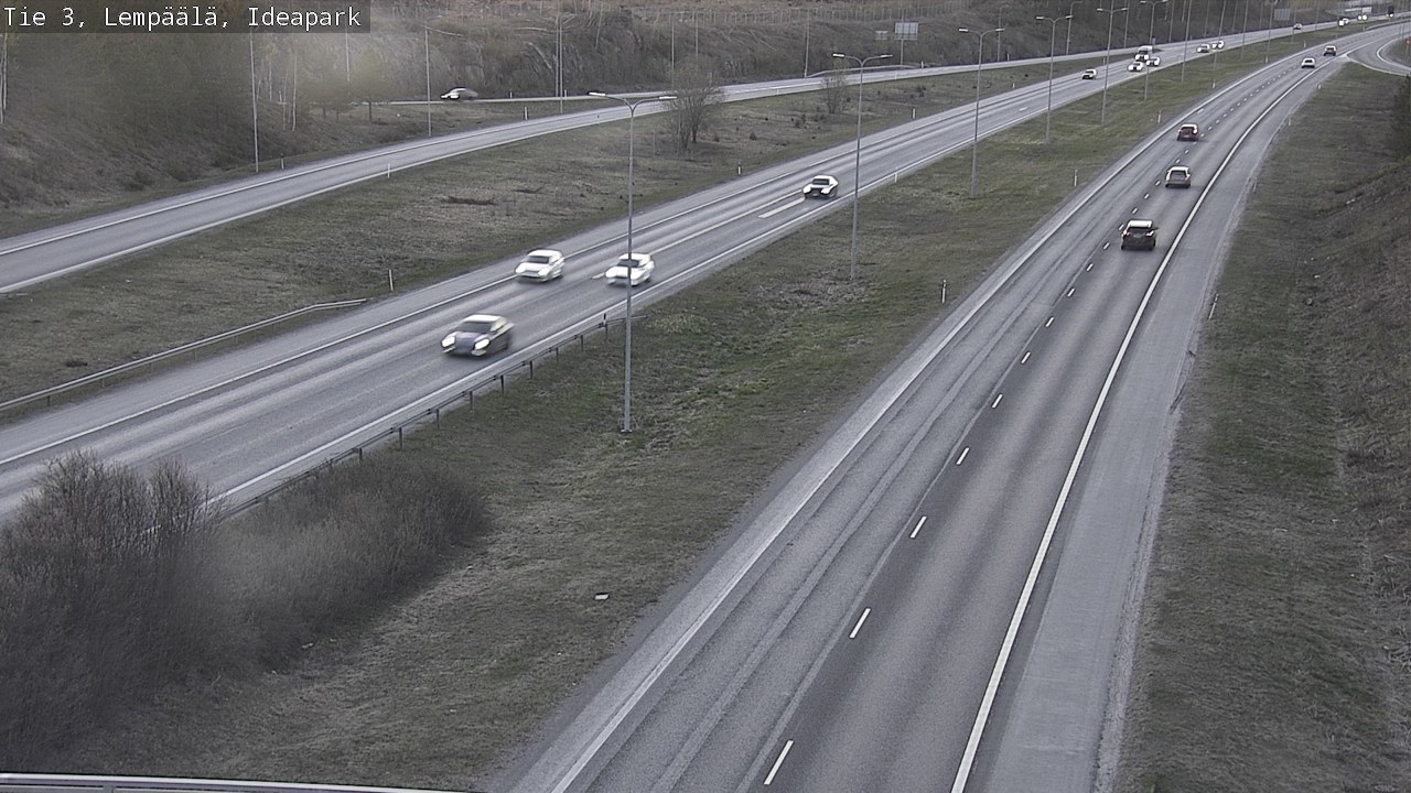 Weather Camera Image Road 3 Lempäälä, Ideapark, Lempäälä, Pirkanmaa