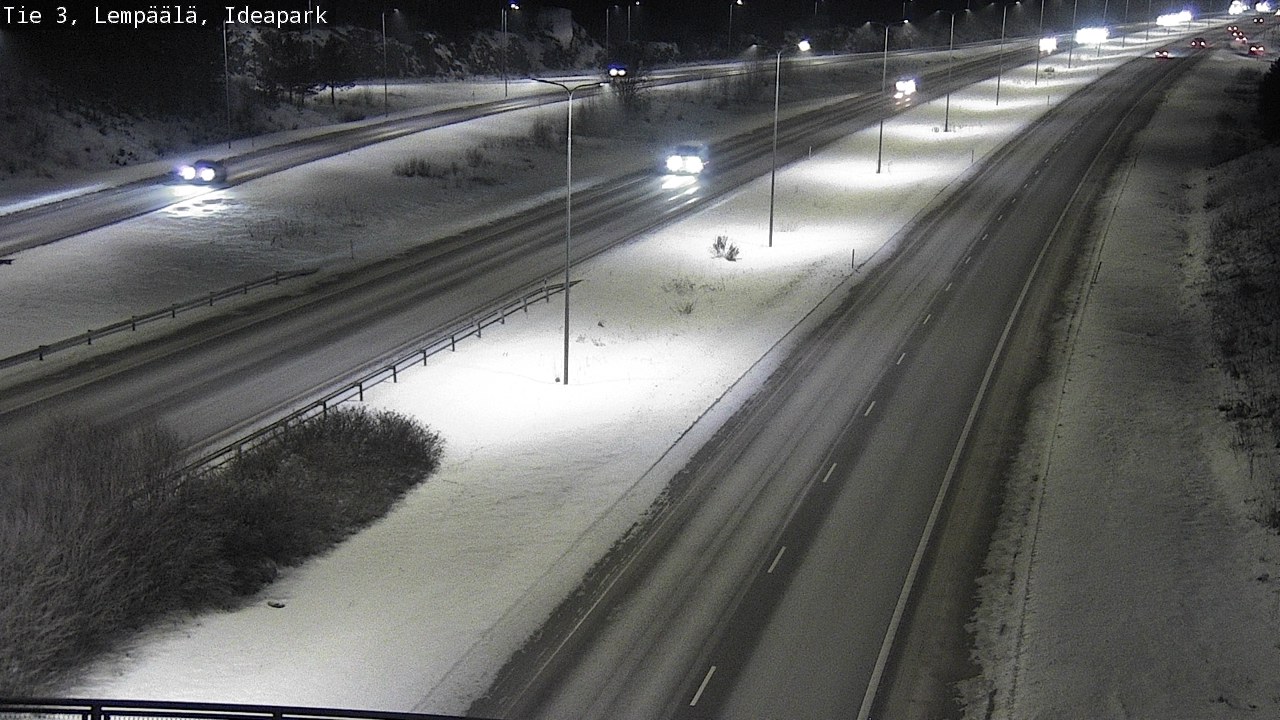 Weather Camera Image Road 3 Lempäälä, Ideapark, Lempäälä, Pirkanmaa
