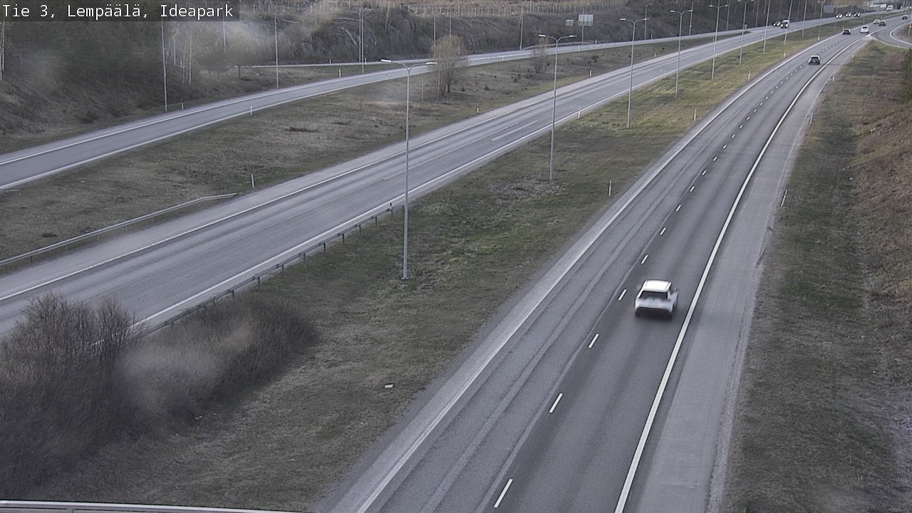 Weather Camera Image Road 3 Lempäälä, Ideapark, Lempäälä, Pirkanmaa