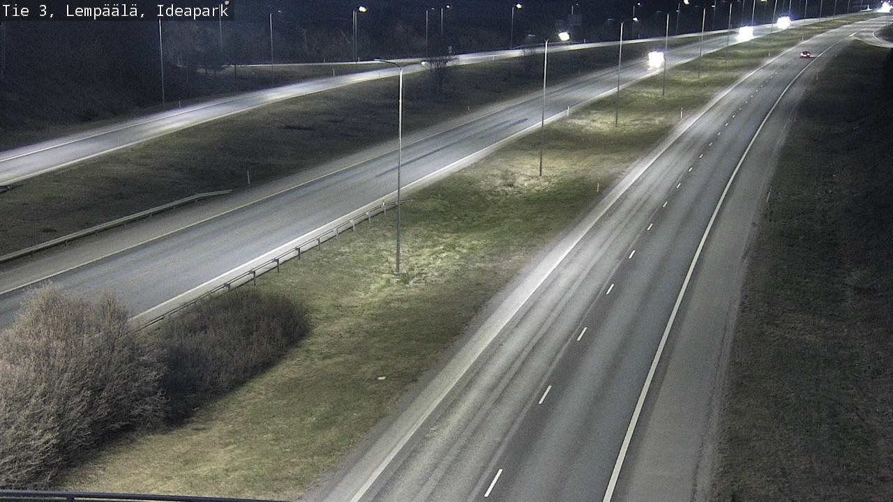 Weather Camera Image Road 3 Lempäälä, Ideapark, Lempäälä, Pirkanmaa