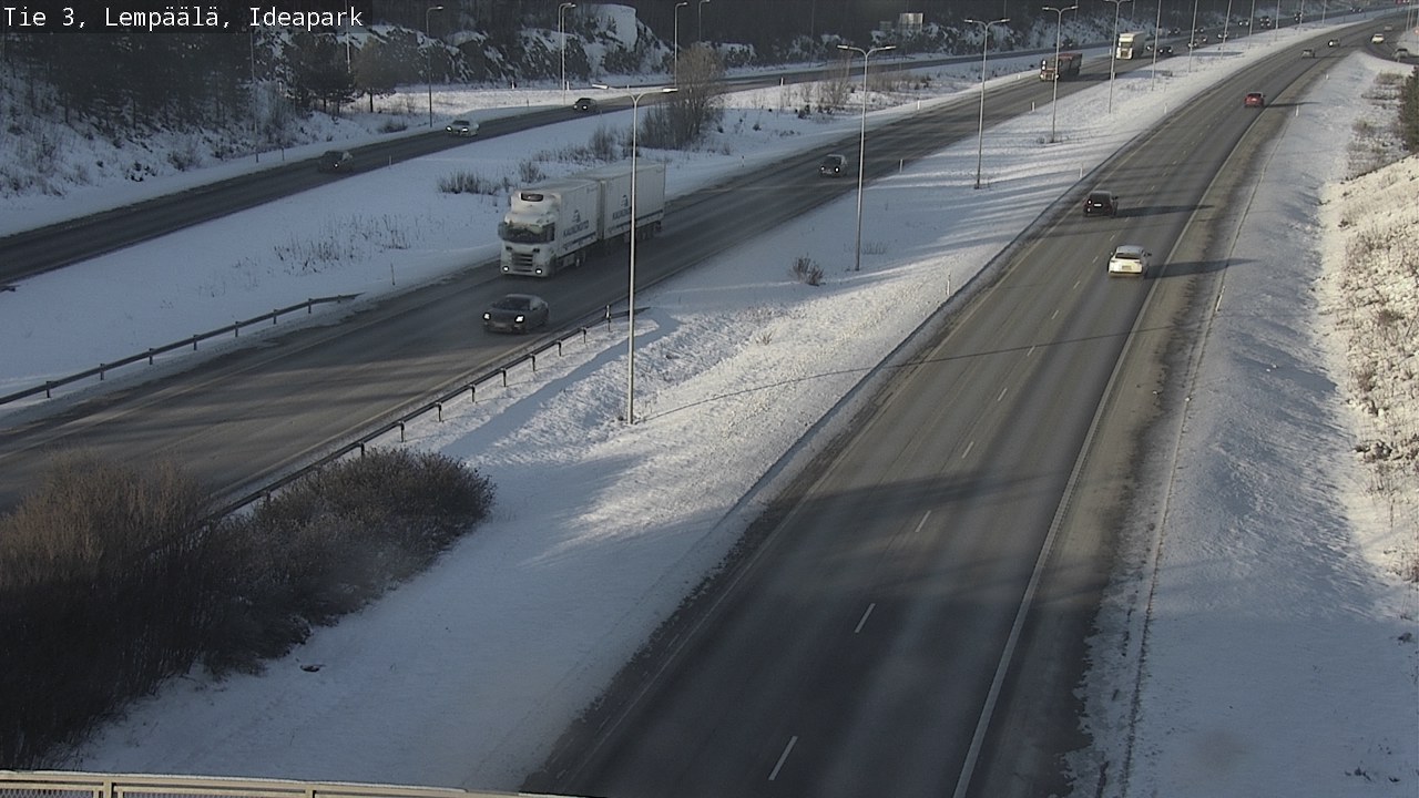 Weather Camera Image Road 3 Lempäälä, Ideapark, Lempäälä, Pirkanmaa