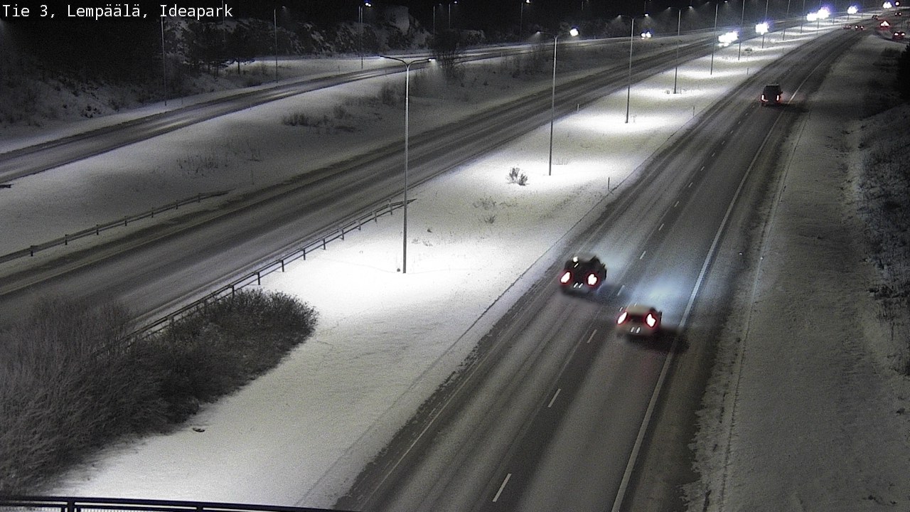Weather Camera Image Road 3 Lempäälä, Ideapark, Lempäälä, Pirkanmaa