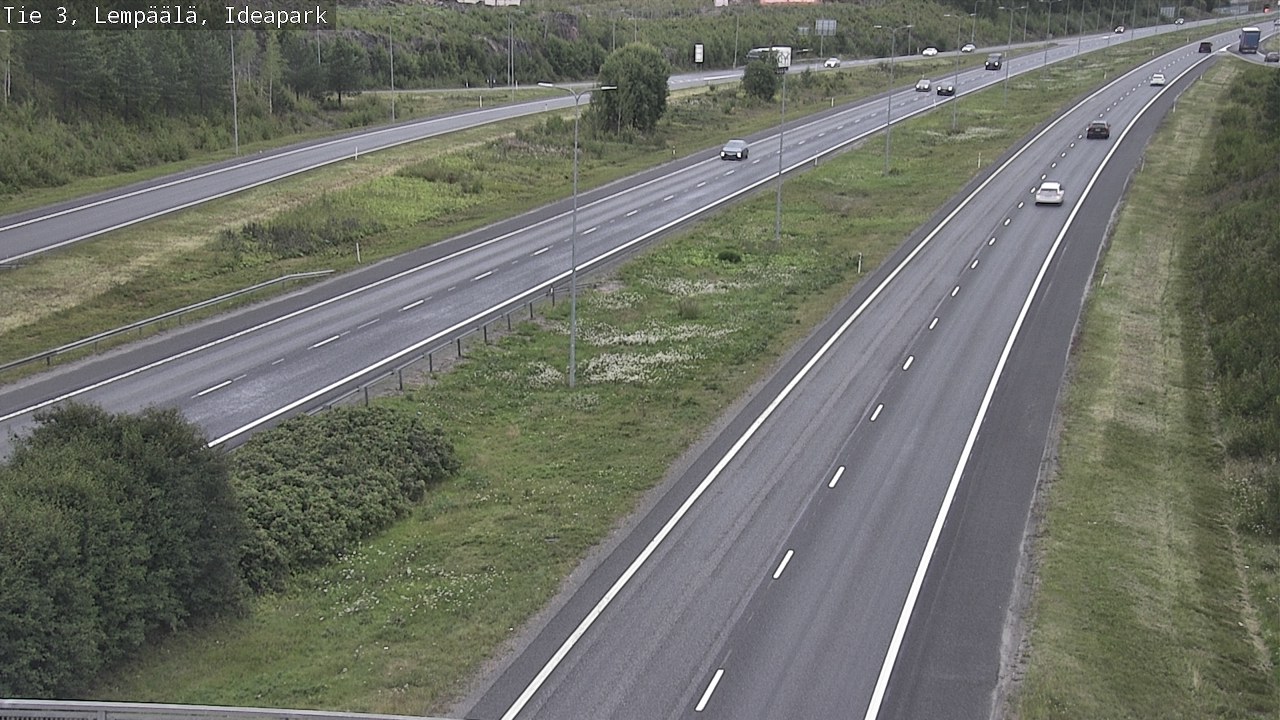 Weather Camera Image Road 3 Lempäälä, Ideapark, Lempäälä, Pirkanmaa