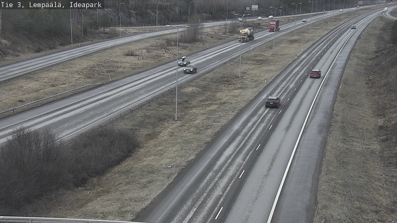 Weather Camera Image Road 3 Lempäälä, Ideapark, Lempäälä, Pirkanmaa