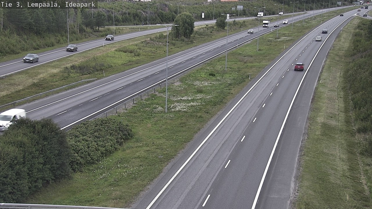 Weather Camera Image Road 3 Lempäälä, Ideapark, Lempäälä, Pirkanmaa