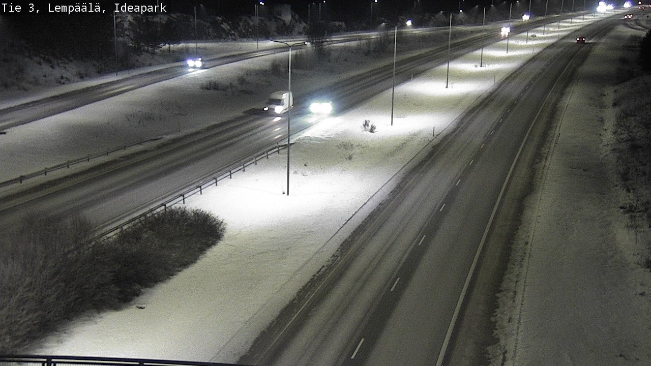 Weather Camera Image Road 3 Lempäälä, Ideapark, Lempäälä, Pirkanmaa