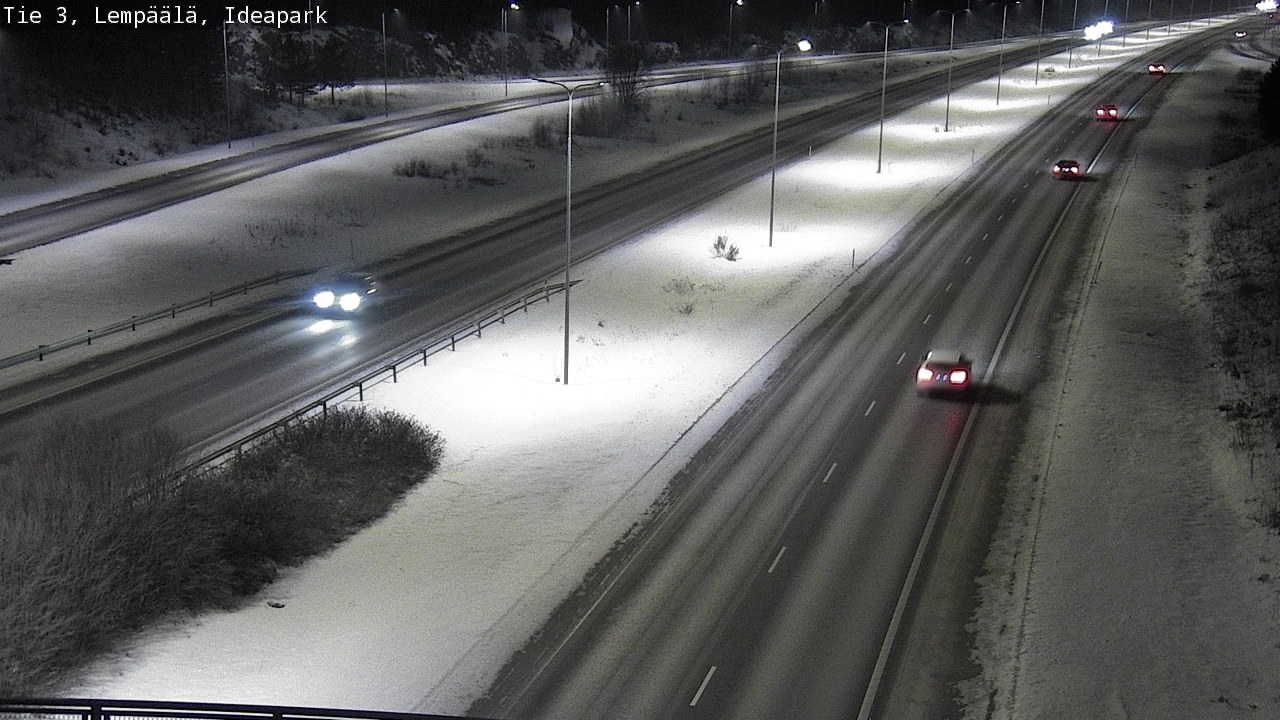 Weather Camera Image Road 3 Lempäälä, Ideapark, Lempäälä, Pirkanmaa