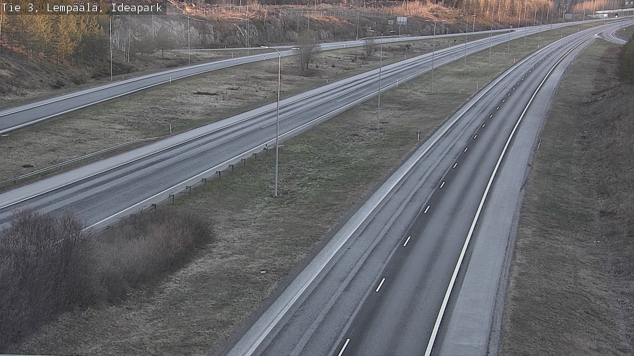 Weather Camera Image Road 3 Lempäälä, Ideapark, Lempäälä, Pirkanmaa