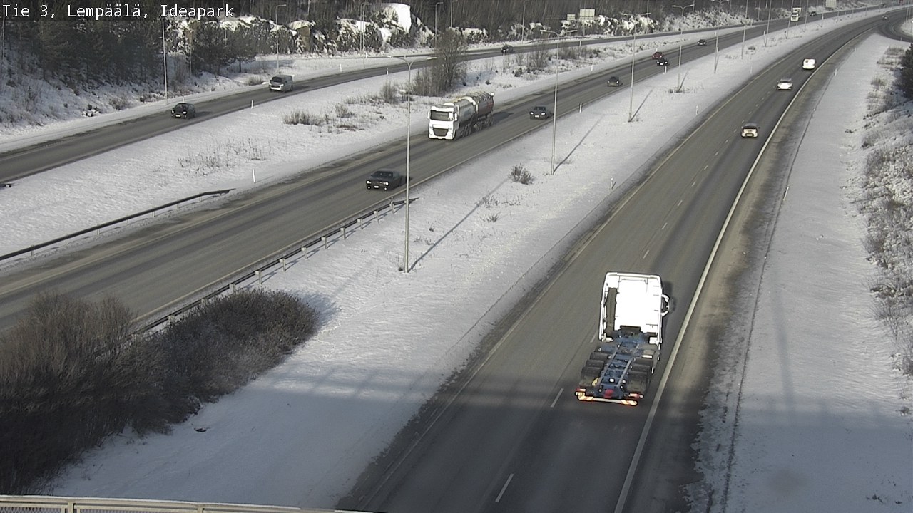 Weather Camera Image Road 3 Lempäälä, Ideapark, Lempäälä, Pirkanmaa
