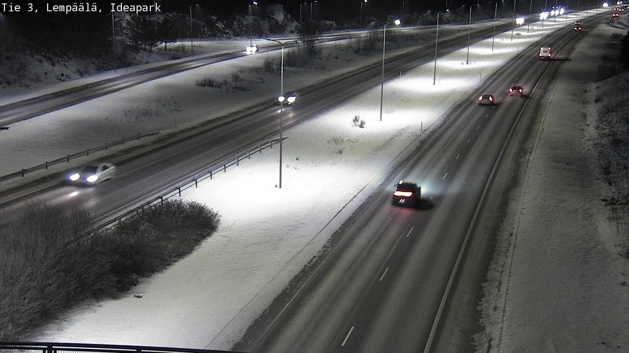 Weather Camera Image Road 3 Lempäälä, Ideapark, Lempäälä, Pirkanmaa