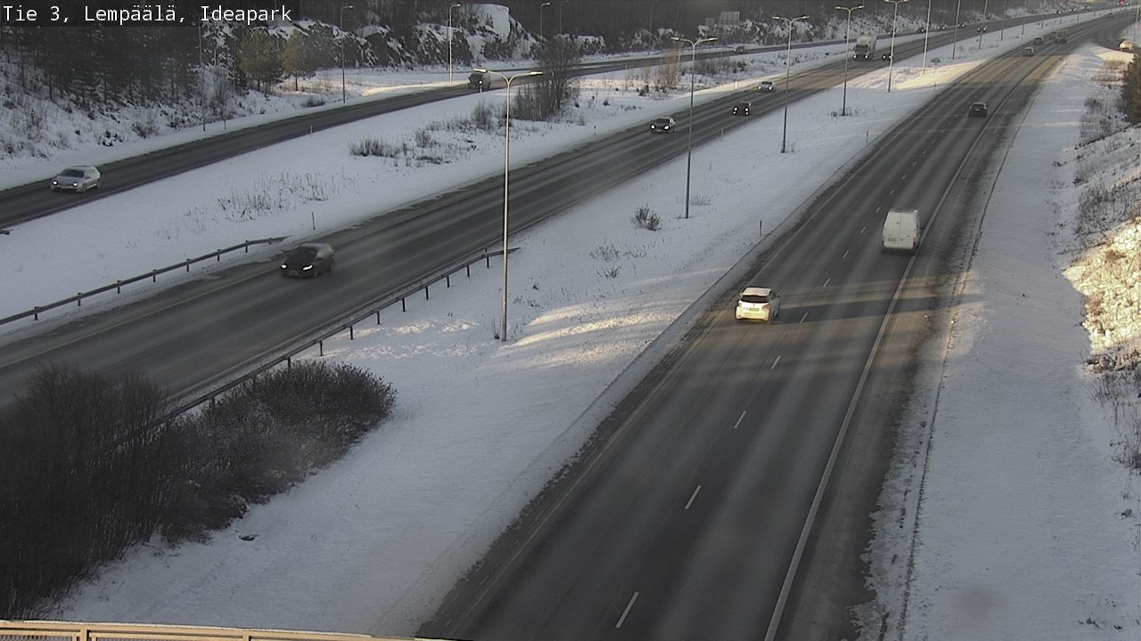 Weather Camera Image Road 3 Lempäälä, Ideapark, Lempäälä, Pirkanmaa