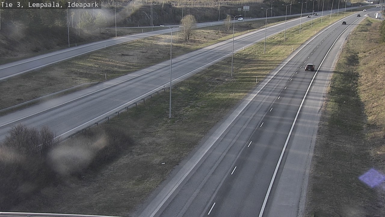 Weather Camera Image Road 3 Lempäälä, Ideapark, Lempäälä, Pirkanmaa