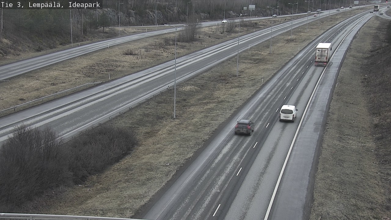 Weather Camera Image Road 3 Lempäälä, Ideapark, Lempäälä, Pirkanmaa